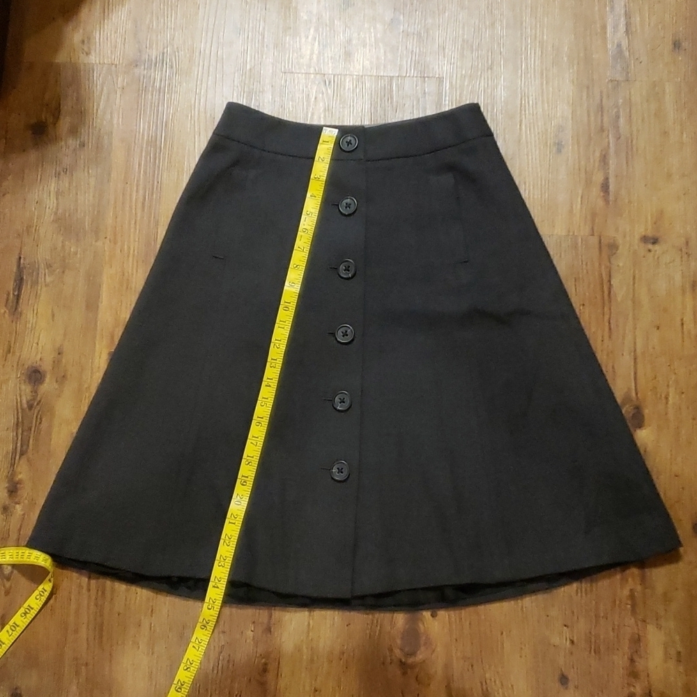 Banana republic button up swing circle skirt soft cotton